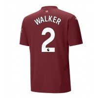 Manchester City Kyle Walker #2 Tredjeställ 2024-25 Kortärmad